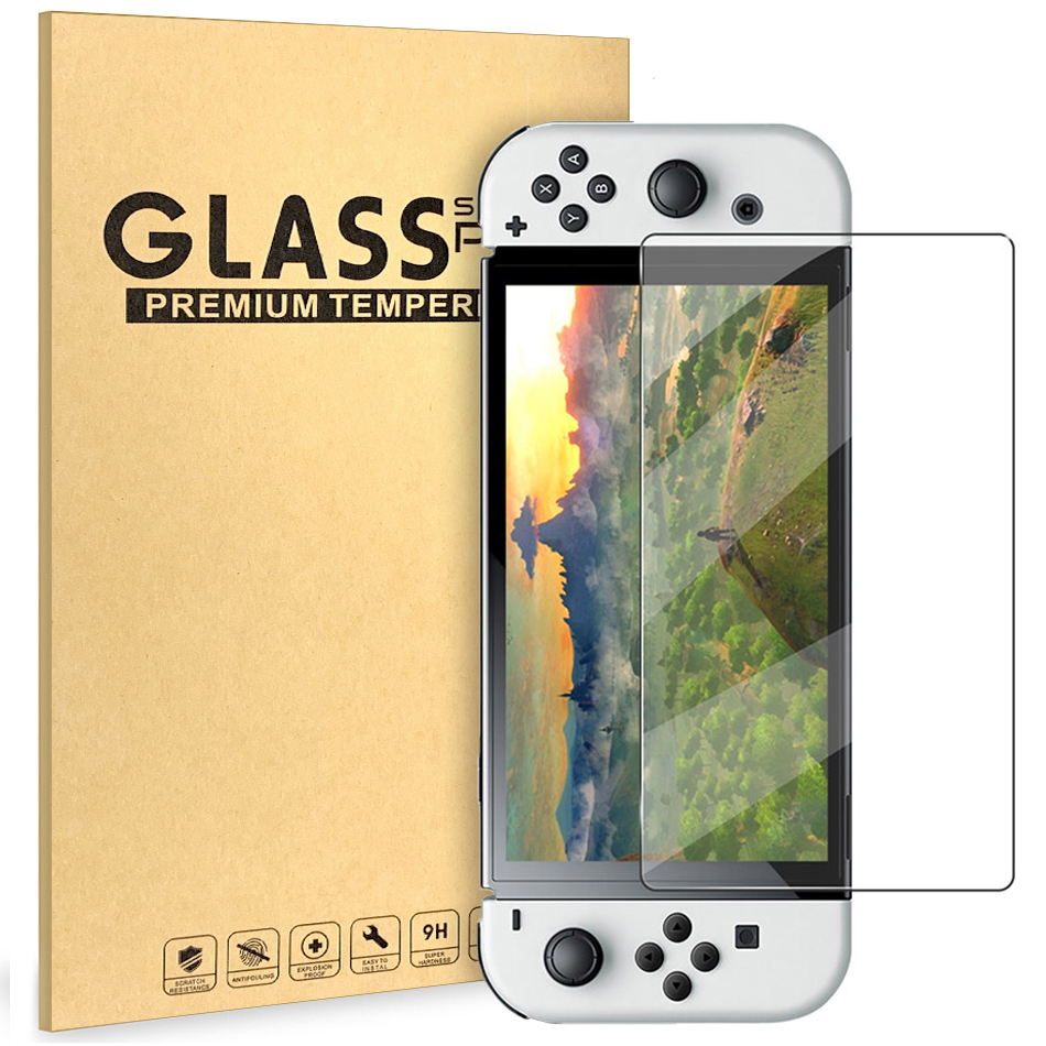 Miếng dán kính cường lực Full 2.5D cho Nintendo Switch OLED