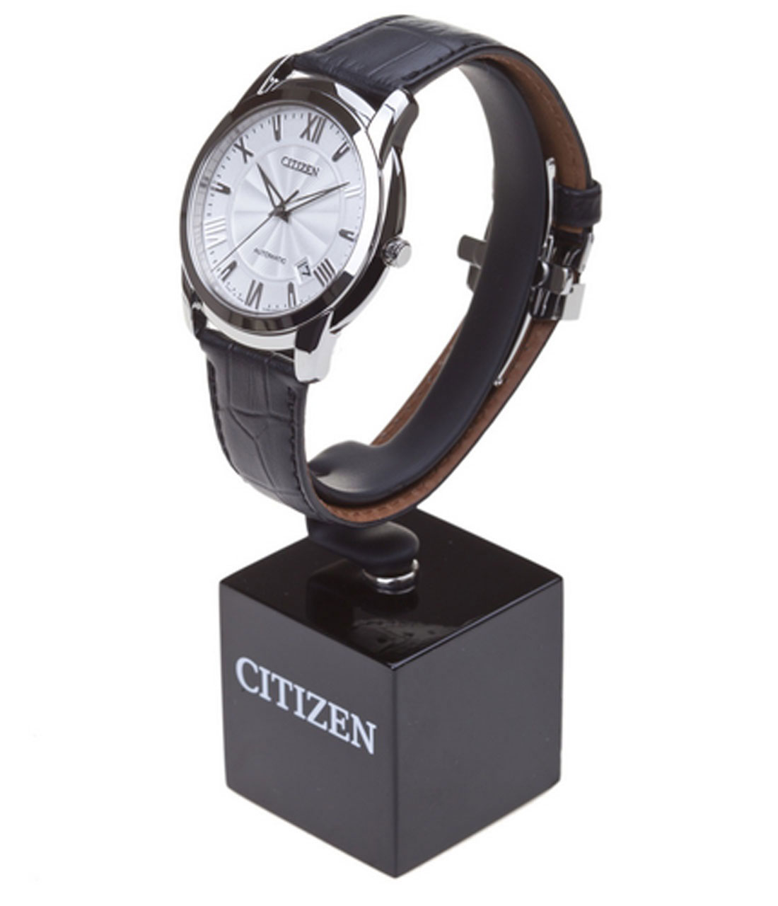Đồng Hồ Nam Citizen Dây Da NB0030-01A - Mặt Trắng