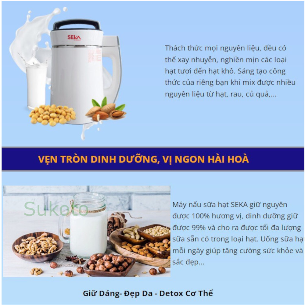 Máy làm sữa hạt cao cấp 1.8L-Món quà dinh dưỡng cho cả gia đình.