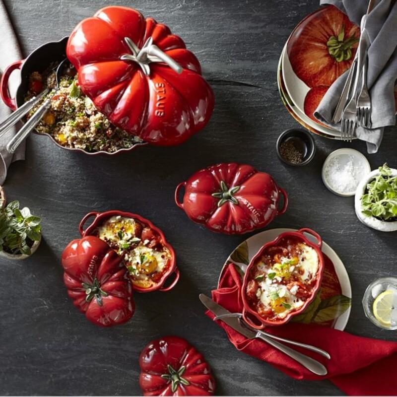 Nồi Gang Bí Ngô Staub, Nồi Gang Đúc Cao Cấp 24cm, Dung Tích 3.5L , Thích Hợp Cho Mọi Loại Bếp, Nhập Đức