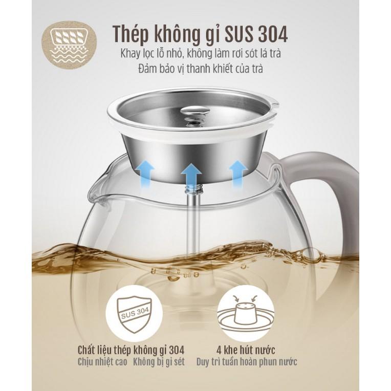 Bình pha trà hơi nước tự động gia dụng Bear 220V - AsiaMart88