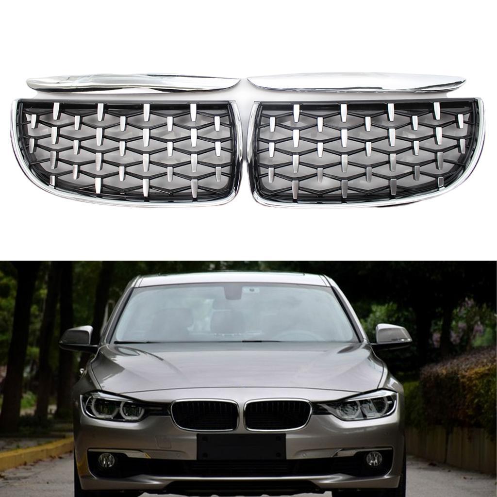 Kidney Grille Grill Replace for E90     335i Electroplate