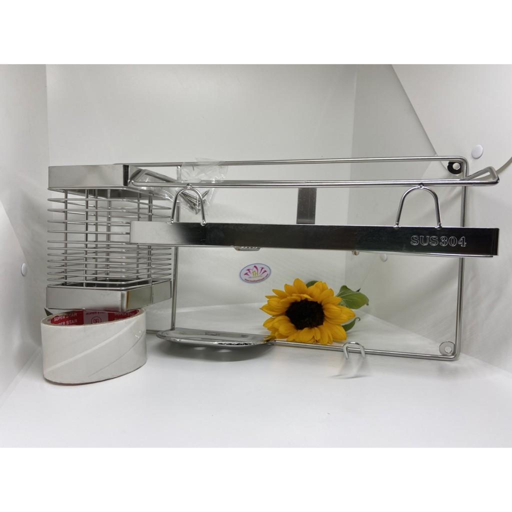 Kệ nhà tắm đa năng inox 304 cao cấp đựng nhiều thứ tiện lợi, sạch sẽ gọn gàng chắc chắn inox 304 Hcm
