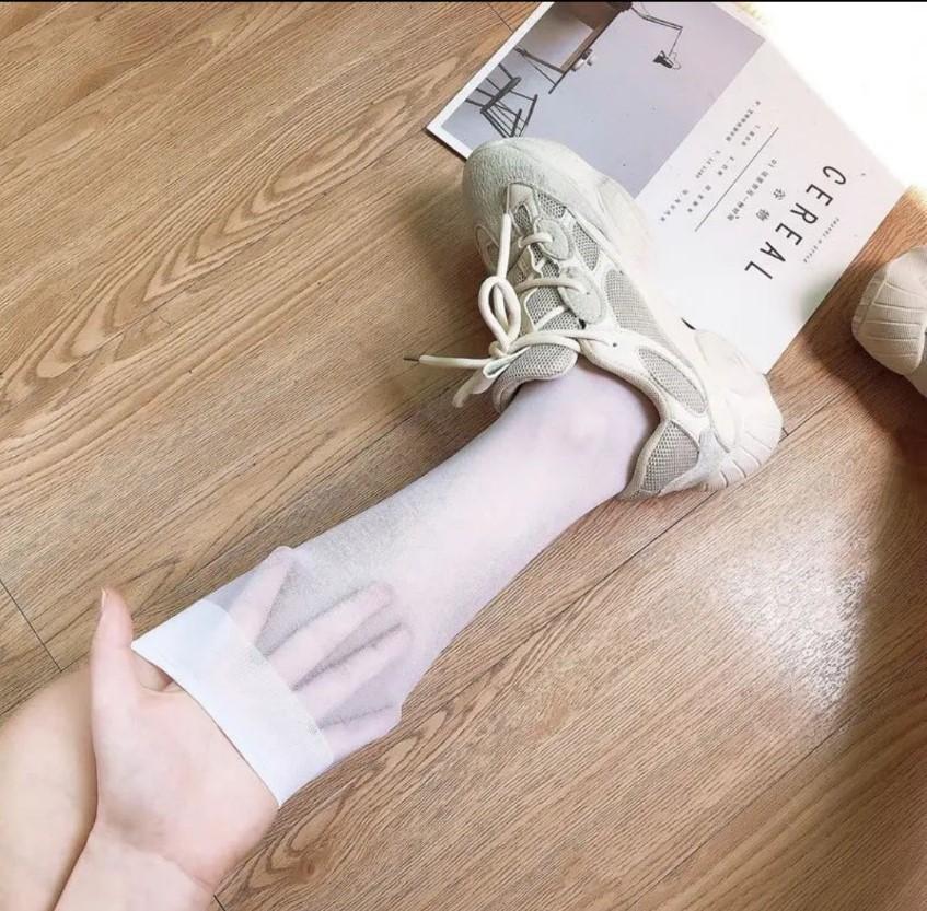 Tất, vớ mỏng ngang bắp, dưới gối, ngang đùi (30cm-42cm-52cm) thoáng mát dành cho mùa hè, thu cosplay Gợi Cảm Cho Nữ Có ảnh thật women - 42cm (dưới gối)