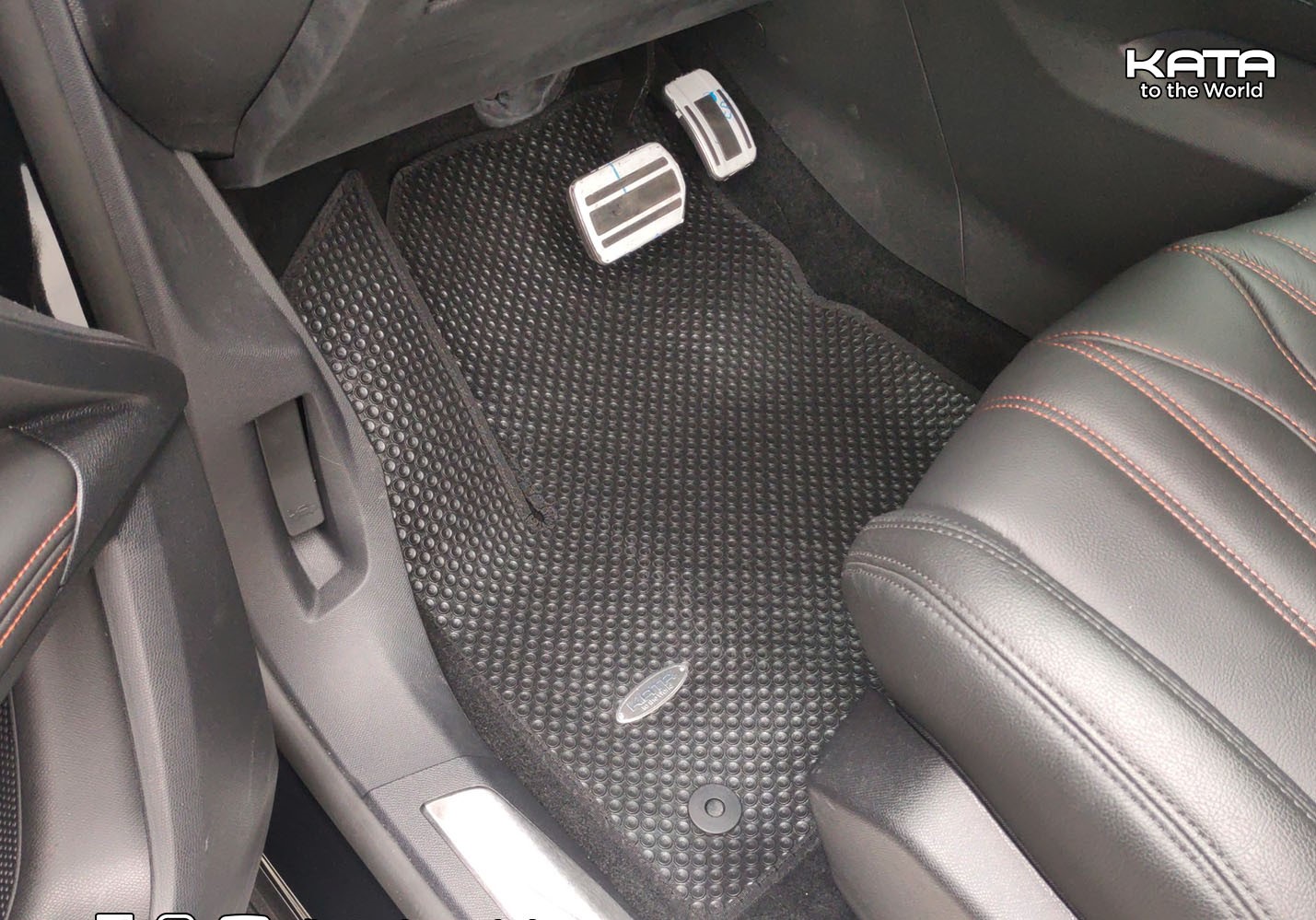 Thảm lót sàn ô tô KATA cho xe Peugeot 3008 (2016-2021) - Khít với sàn xe, Chống trơn, Không mùi, Không ẩm mốc