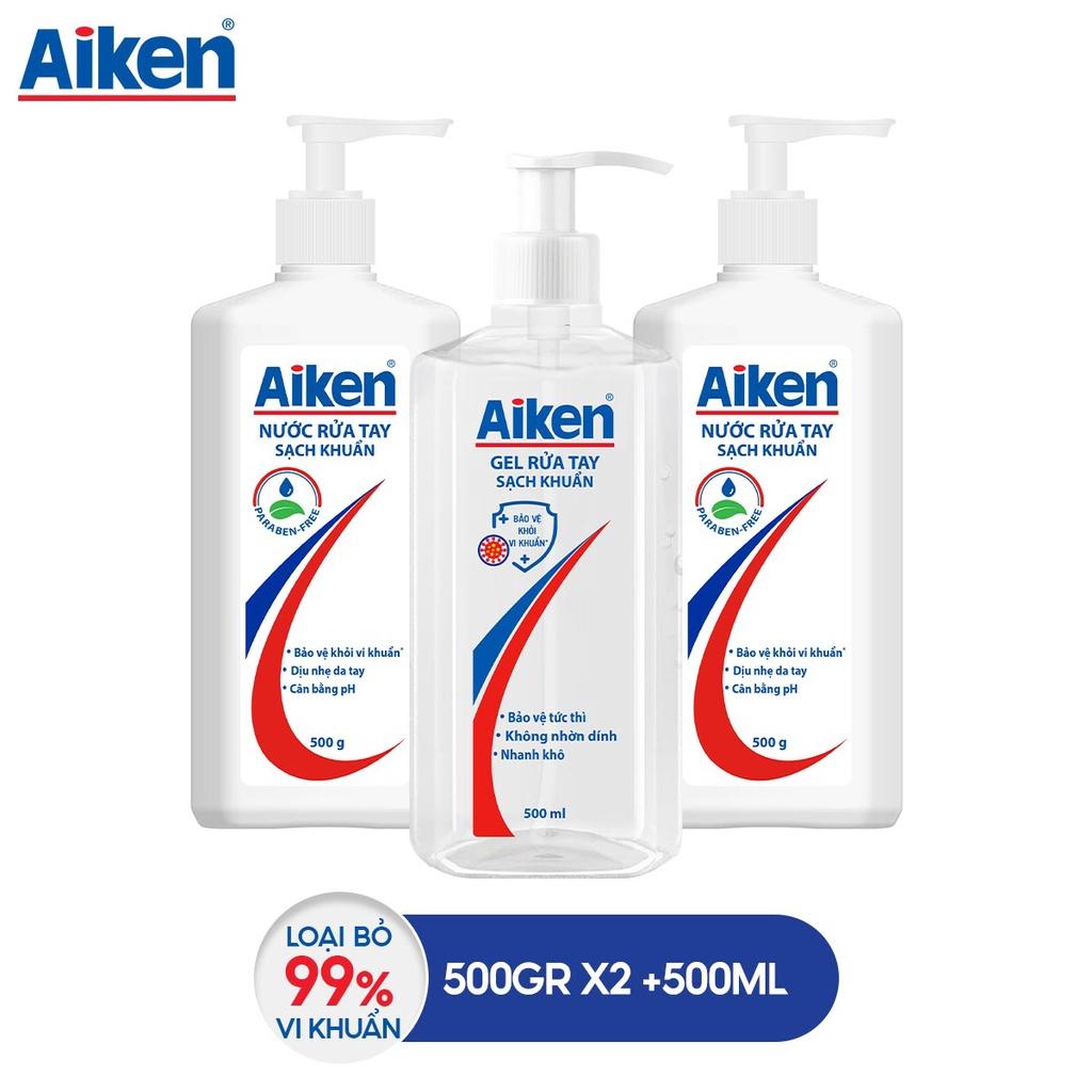 Combo gia đình sạch khuẩn Aiken số 3