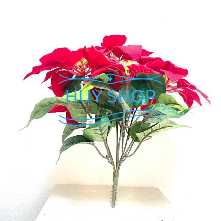 BỤI HOA TRẠNG NGUYÊN VẢI NHUNG CAO CẤP 6 NHÁNH