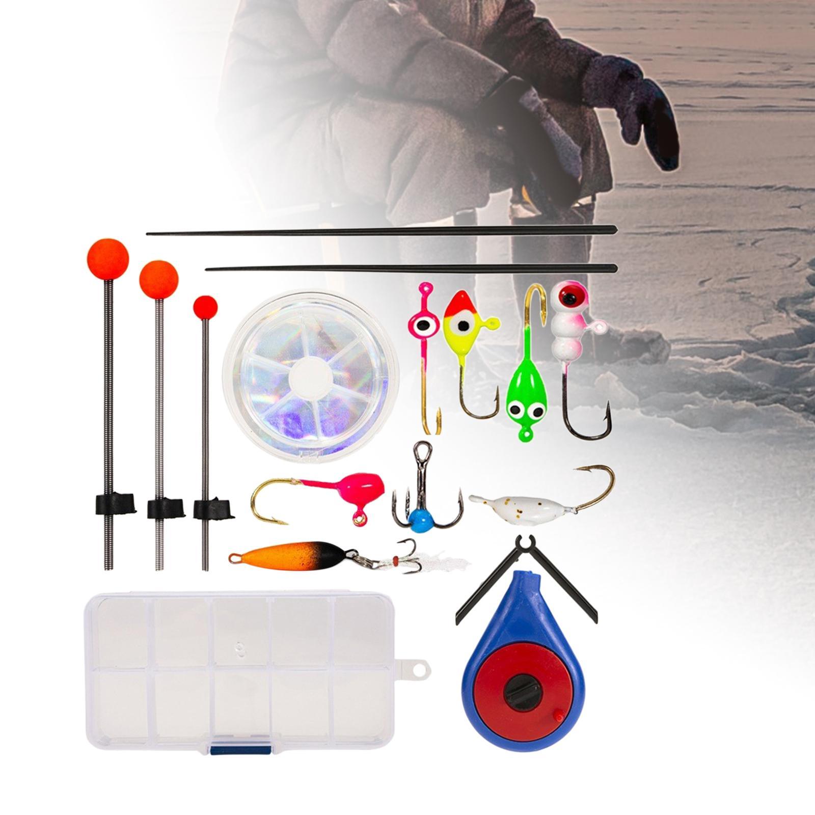 Ice Fishing Rod Set Portable Winter Fishing Hook Ice Fishing Rod Top Tip