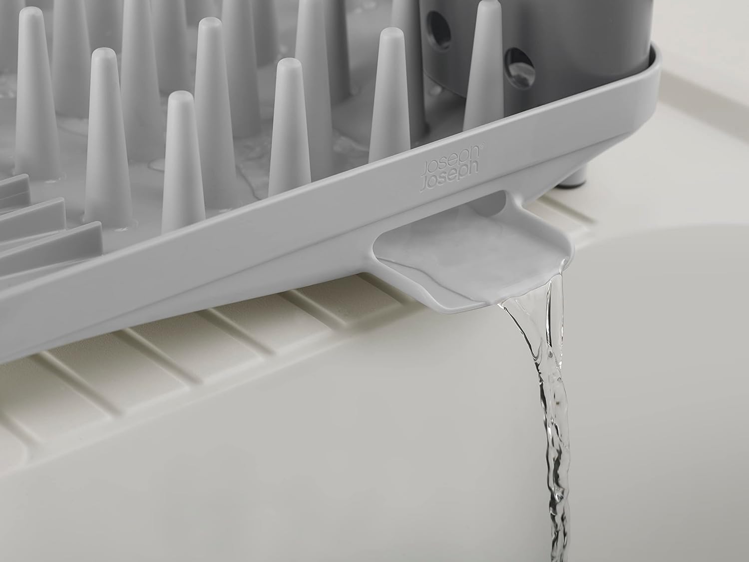Giá úp bát đĩa Joseph Joseph 85151 Duo Compact Dish Rack - Grey hàng chính hãng