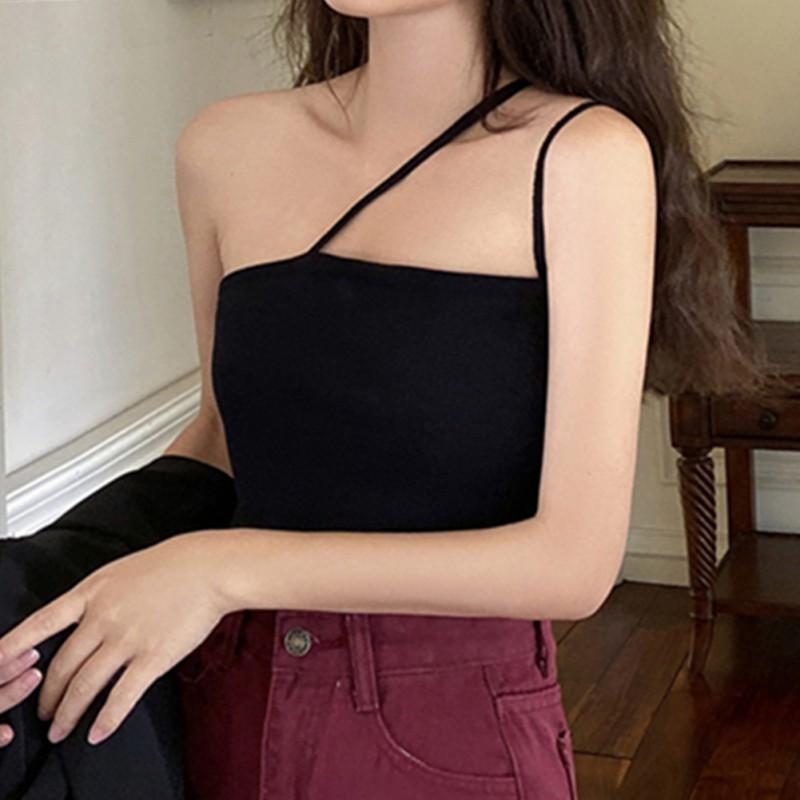 Áo Hai Dây Dệt Kim Thời Trang Cho Nữ