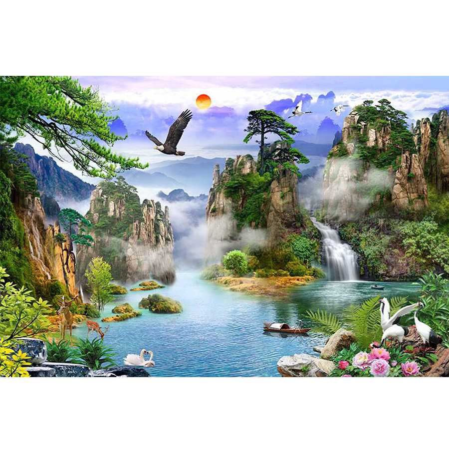 Tranh gạch 3d mẫu 9