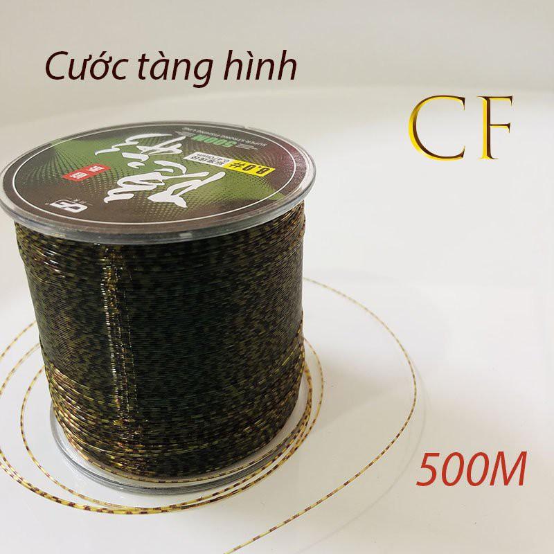 Cước câu cá tàng hình dây câu cá CF tải cá tốt