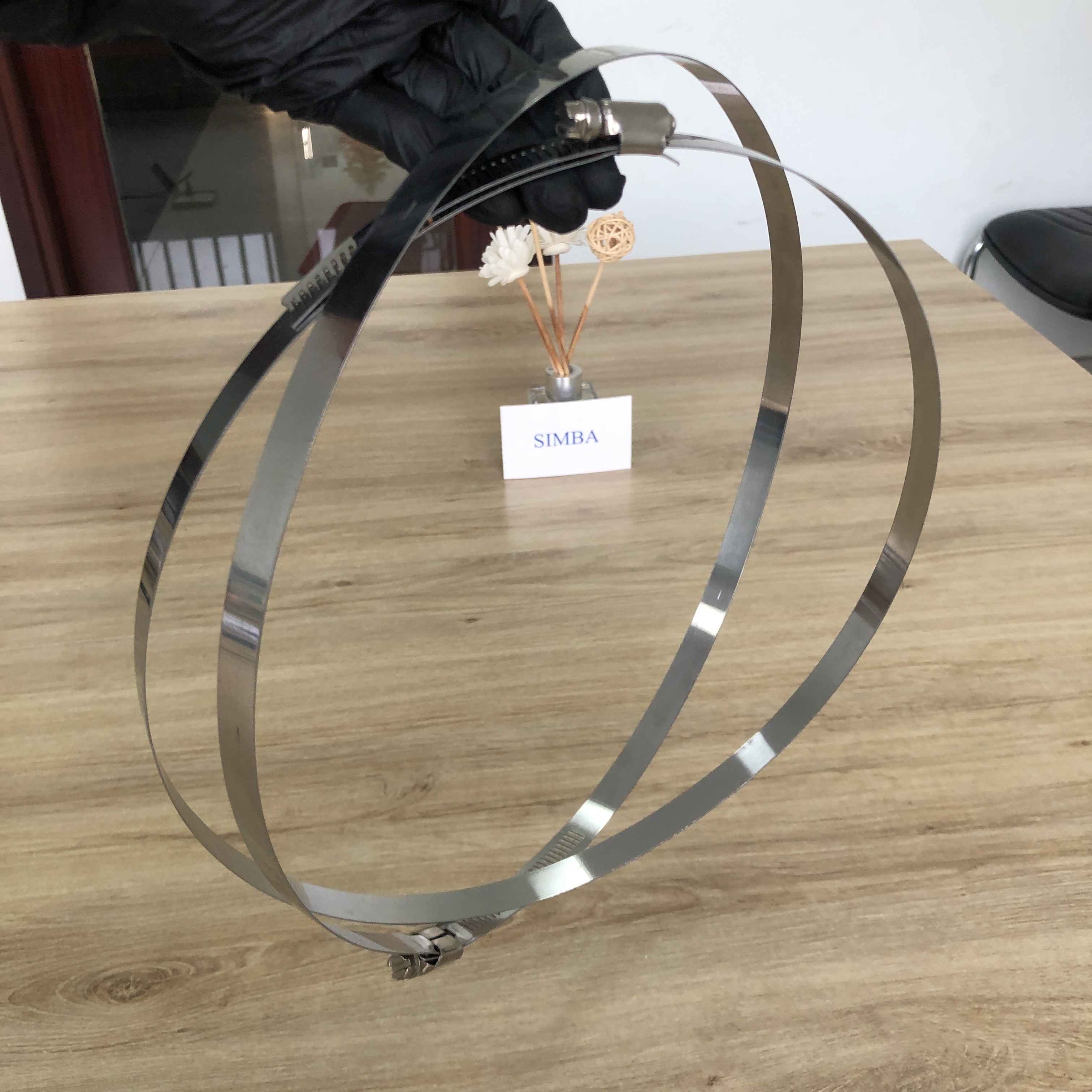 Móc treo đai inox  ren 8cm