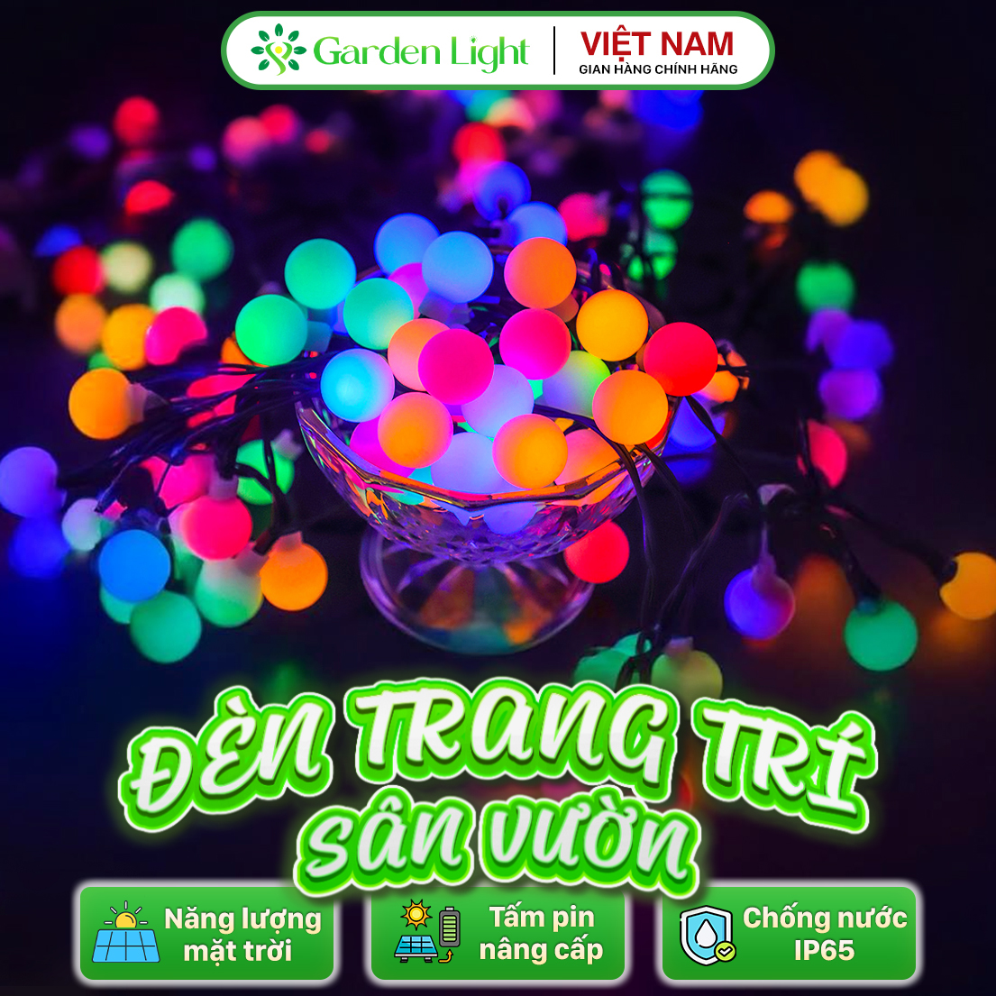 Đèn trang trí năng lượng mặt trời bóng mờ, tiết kiệm điện, bóng siêu sáng, chống thấm nước - DA3168