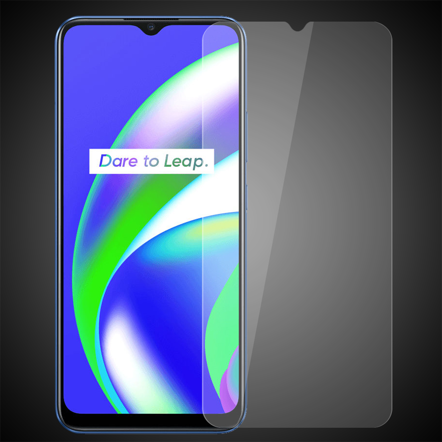 Kính Cường Lực Cho Realme C12 / C15 Trong Suốt 2.5D Không Full Màn- Hàng Chính Hãng