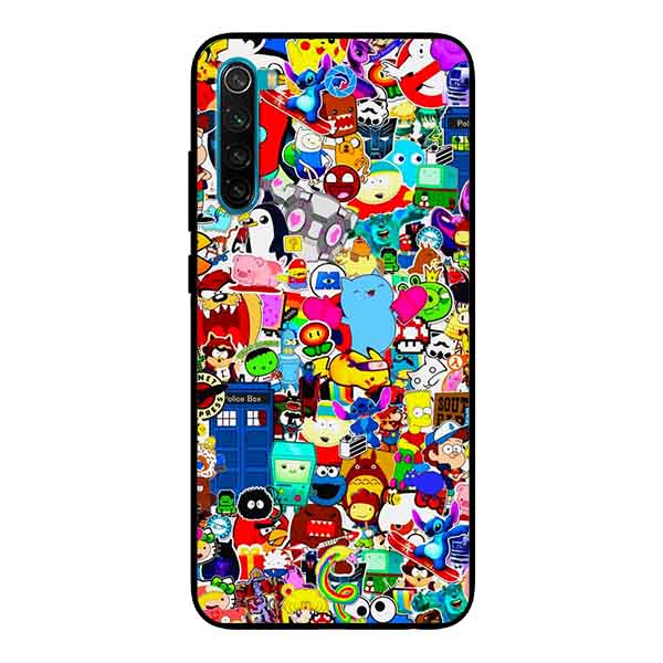 Ốp Lưng in cho Xiaomi Redmi Note 8 Mẫu Màu Sắc 4 - Hàng Chính Hãng
