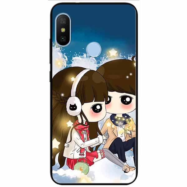 Ốp lưng dành cho Xiaomi Mi 8 mẫu Cặp Đôi Đếm Sao