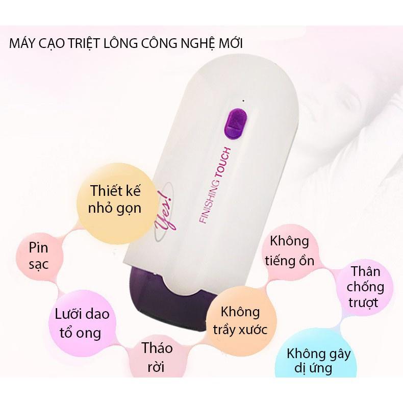 Máy triệt lông cảm ứng cầm tay Yes Finishing Touch - Triệt lông toàn thân, gọn nhẹ, dễ sử dụng