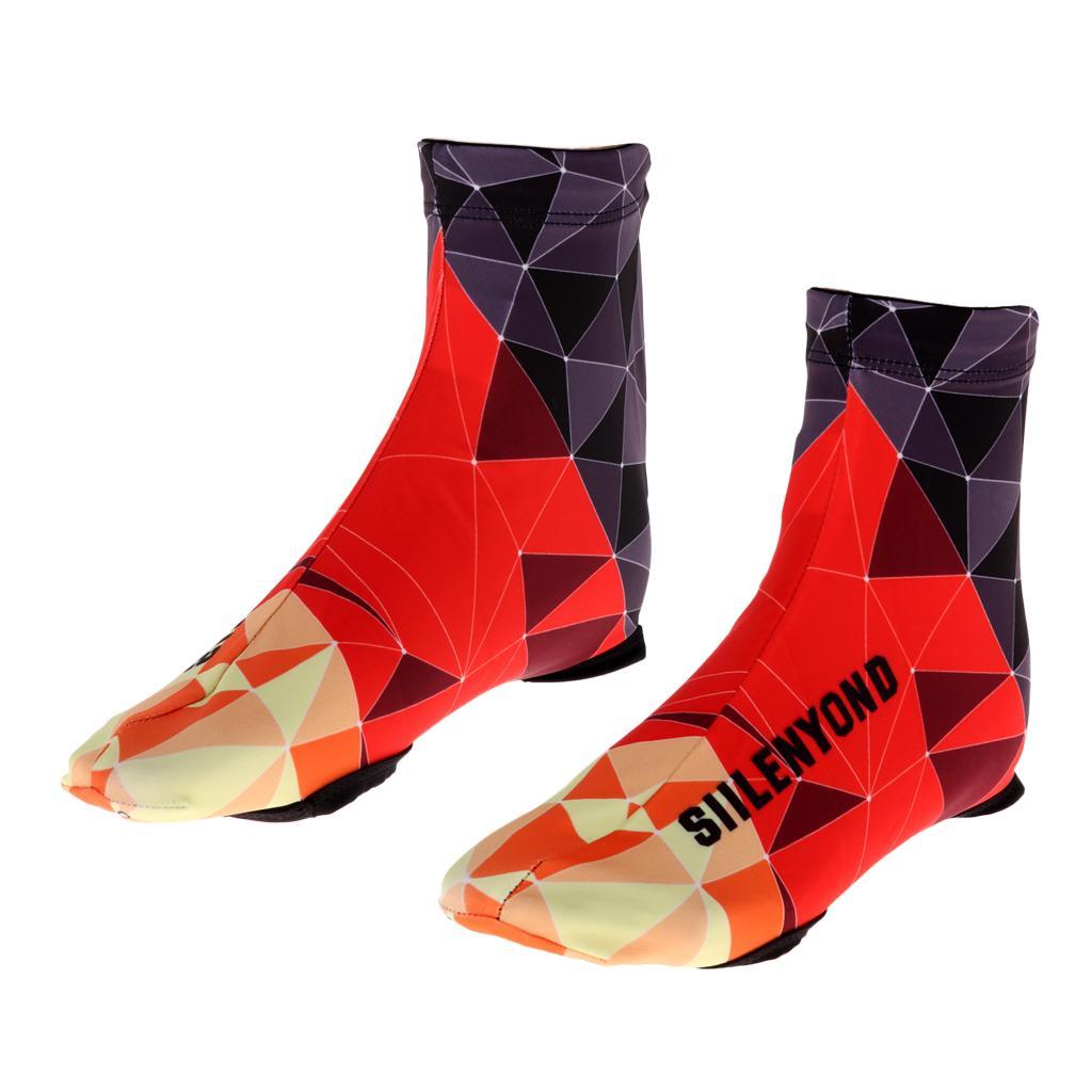 Windproof Bike Cycling Shoe Covers Winter Biking Zipper Overshoes