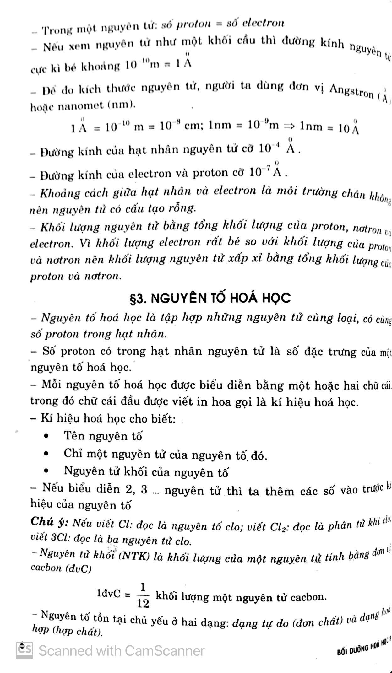 Bồi Dưỡng Hóa Học 8