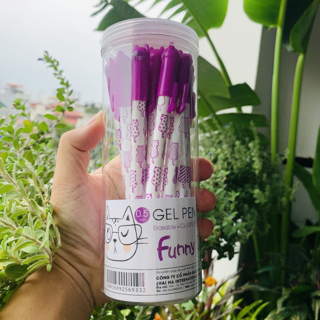 Túi 10 Bút gel xóa được CL-GP212 nét 0.5mm