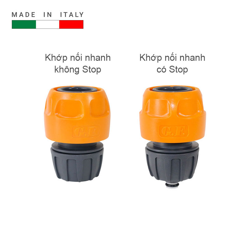 COMBO VÒI TƯỚI CẦM TAY 3 KIỂU PHUN GF - Ý