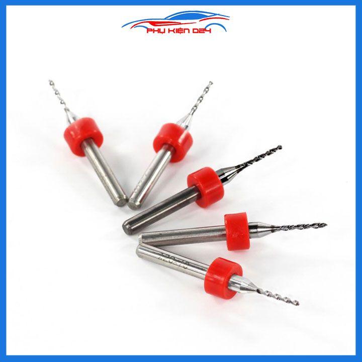 Hộp 10 mũi khoan CNC cao cấp độ chính xác cao đường kính mũi 1.2mm