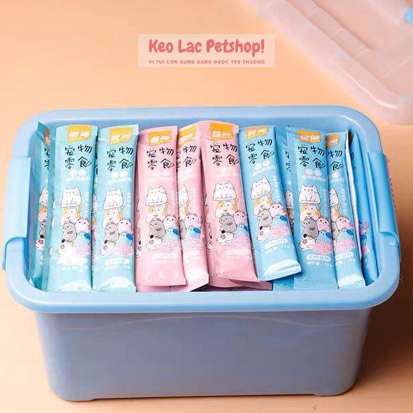 Súp thưởng cho mèo Shizuka thanh 15gr 3 vị Gà, Cá ngừ, Cá hồi