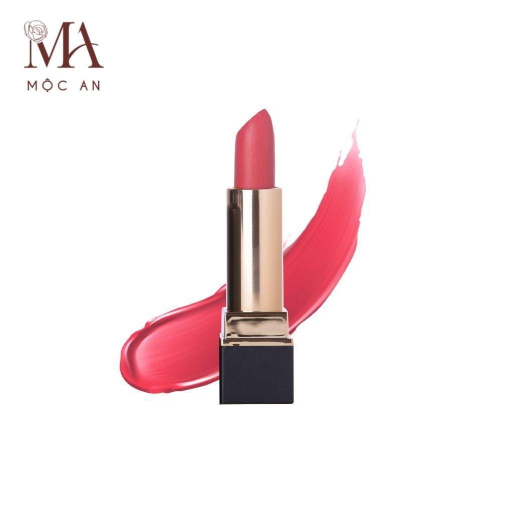 Son Lì Dưỡng Nhẹ Môi Luxury Mộc An Không Chứa Chì Giúp Dưỡng Hồng Bền Màu 4G - Misty Hồng Baby