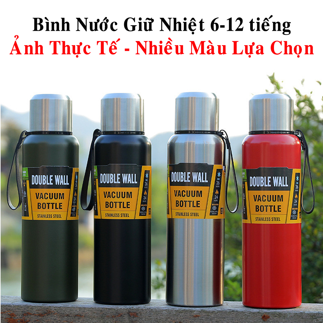 Bình Nước Giữ Nhiệt Dung Tích 1000-1500ml Inox Giữ Nhiệt Nóng Lạnh 8-12 Tiếng Có Nắp, Lưới Lọc Trà, Ly Nước Bình Giữ Nhiệt Cute Hãng Dododios