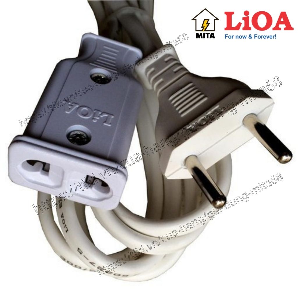 Cáp Nối Dài LiOA dây dài 3m/5m/10m/15m 10A-15A 2 lõi