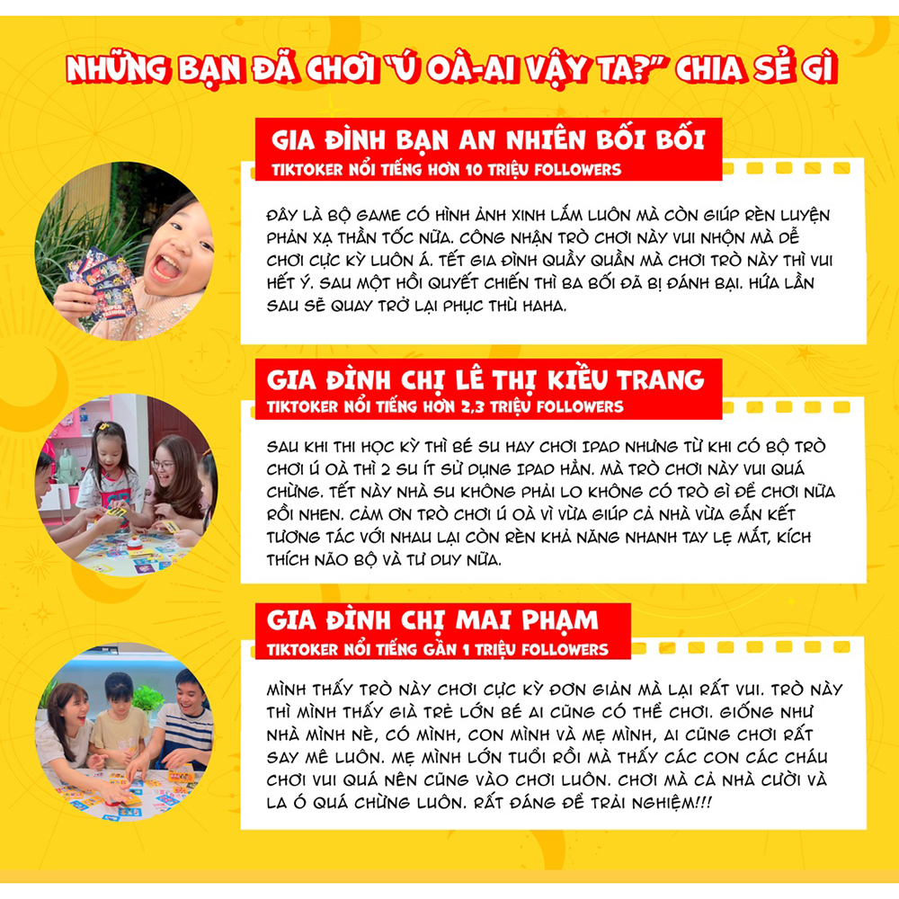 Ú ÒA - Ai Vậy Ta - Trò chơi Board Game mới nhất của Lớp Học Mật Ngữ - Kèm thẻ bo góc cung hoàng đạo siêu đẹp
