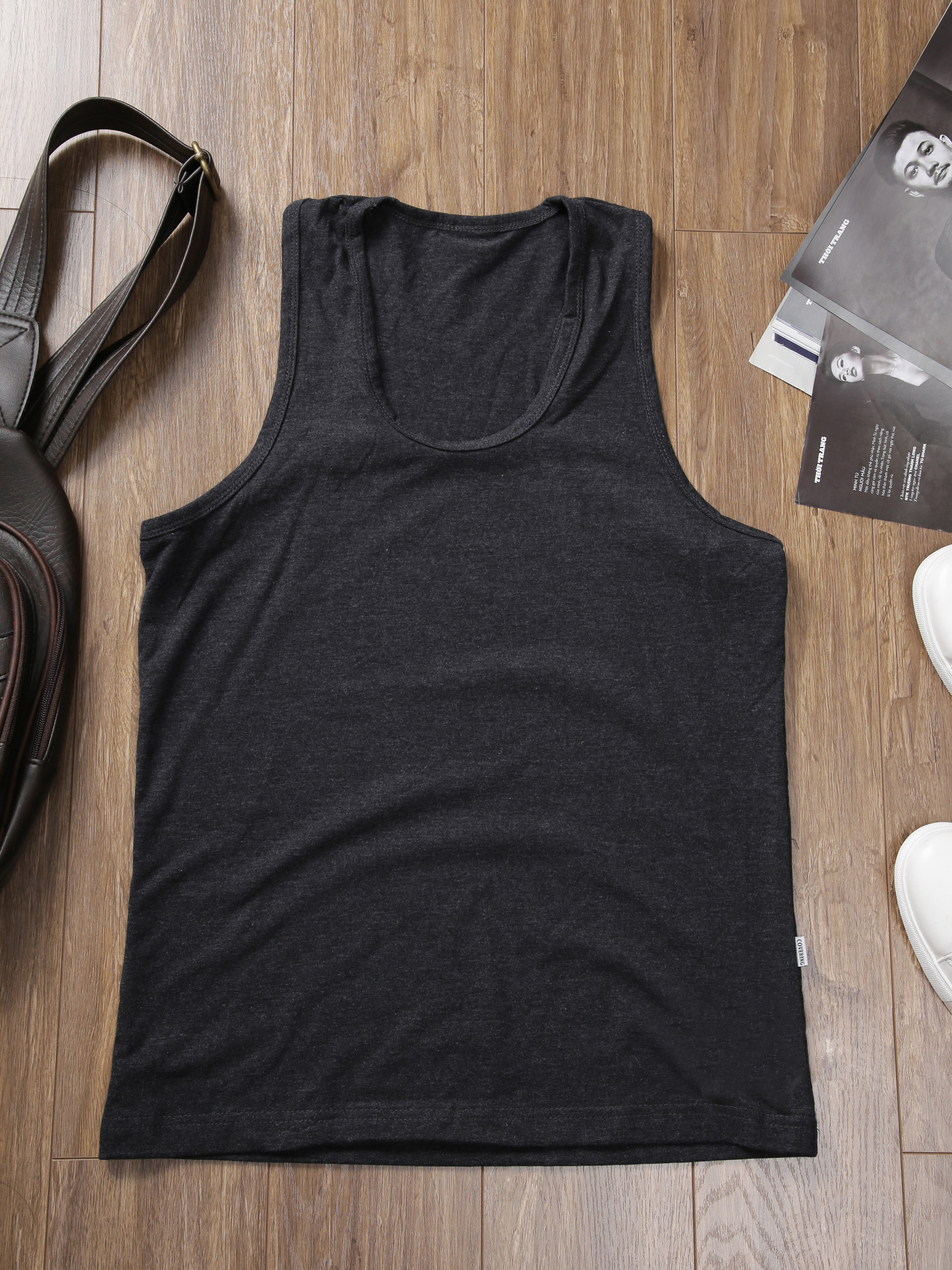 Combo 3 áo ba lỗ cotton 3 màu