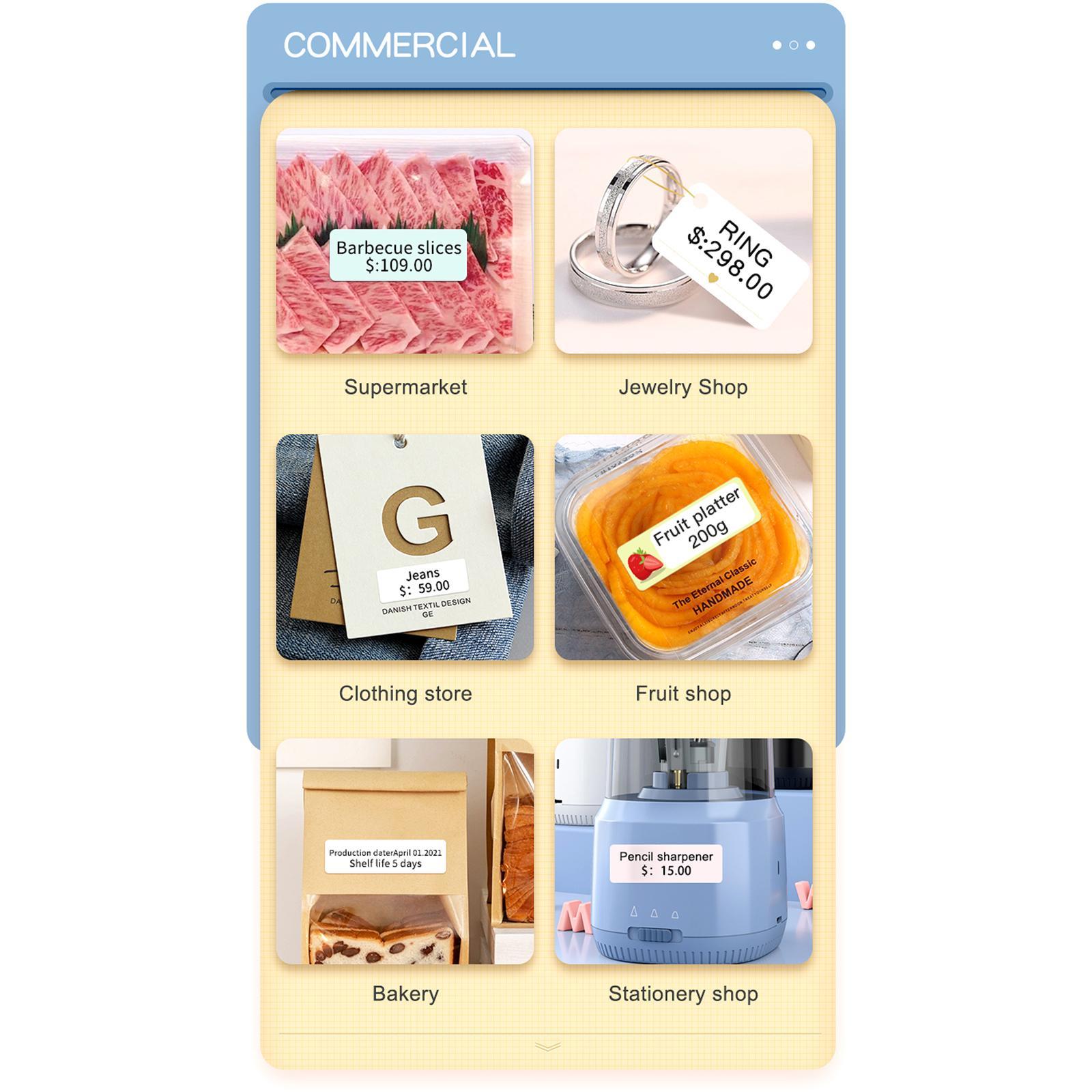 Mini D110 Bluetooth Thermal Label Wireless for Home Office