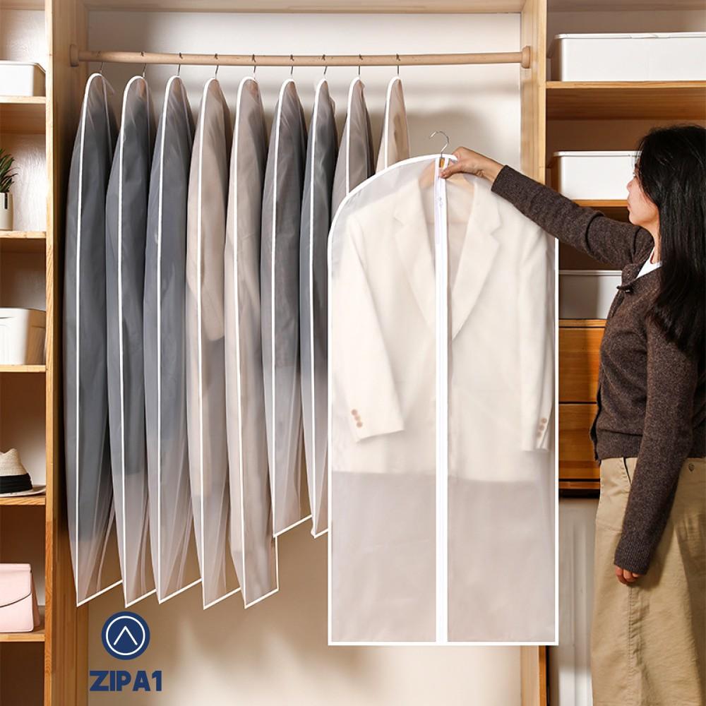 Túi bọc quần áo treo tủ loại DÀY, CÓ KHÓA, CHỐNG THẤM, BỤI BẨN - Giá treo đồ A1016