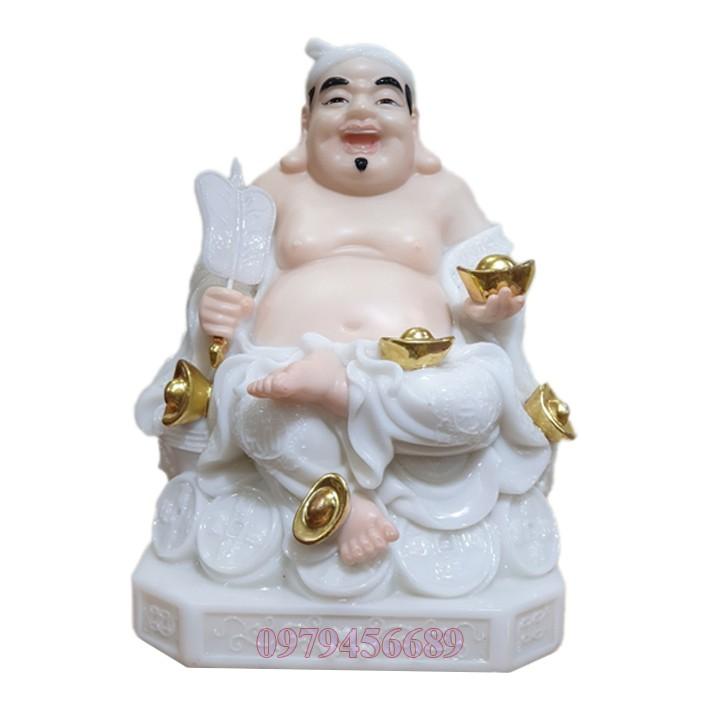 Cặp tượng thần tài ông địa đá cao cấp 8 inch - M2