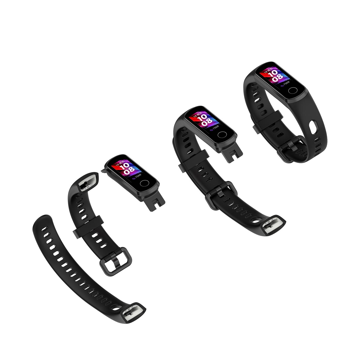 Dây Đeo Silicon Cho Đồng Hồ Thông Minh Honor Band 5i Huawei Band 4 Tiện Dụng