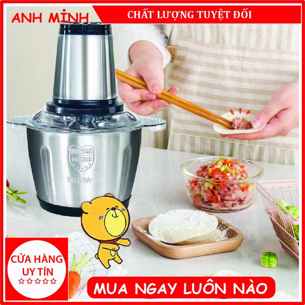 (video )Máy Xay Thịt 4 Lưỡi - Dung Tích 2 Lít - Công Suất 300W