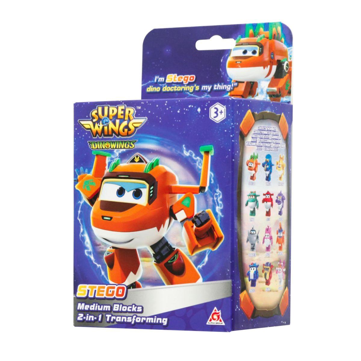 Đồ Chơi Lắp Ráp Robot Biến Hình Khủng Long Stego Bác Sĩ - Superwings EU380520-2