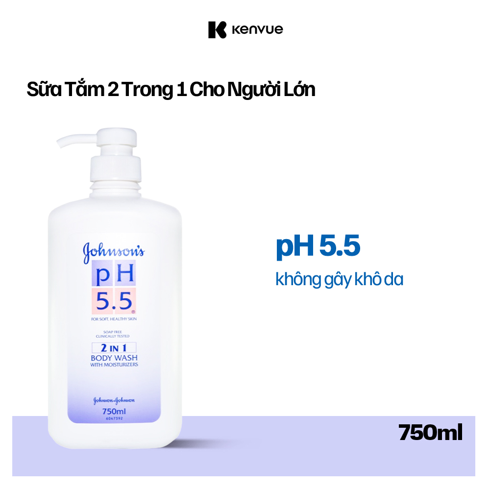 Sữa Tắm pH 5.5 Johnson’s Adult - Dung Tích 750ml