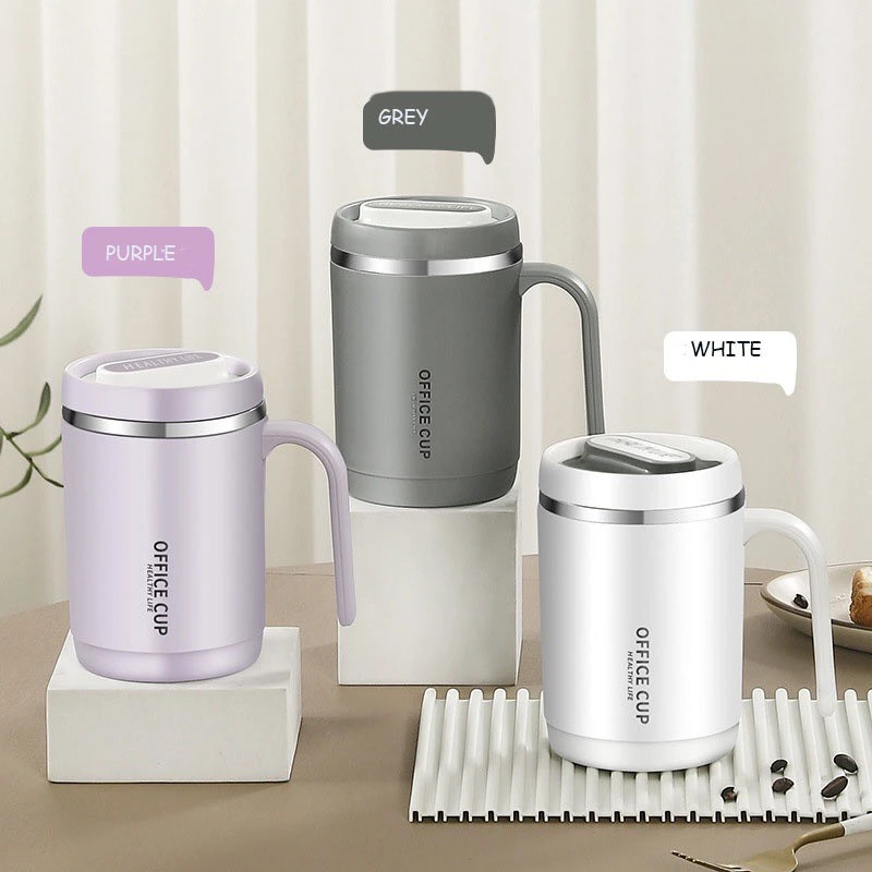 Ly Giữ Nhiệt Office Cup 500ml Kèm ống hút