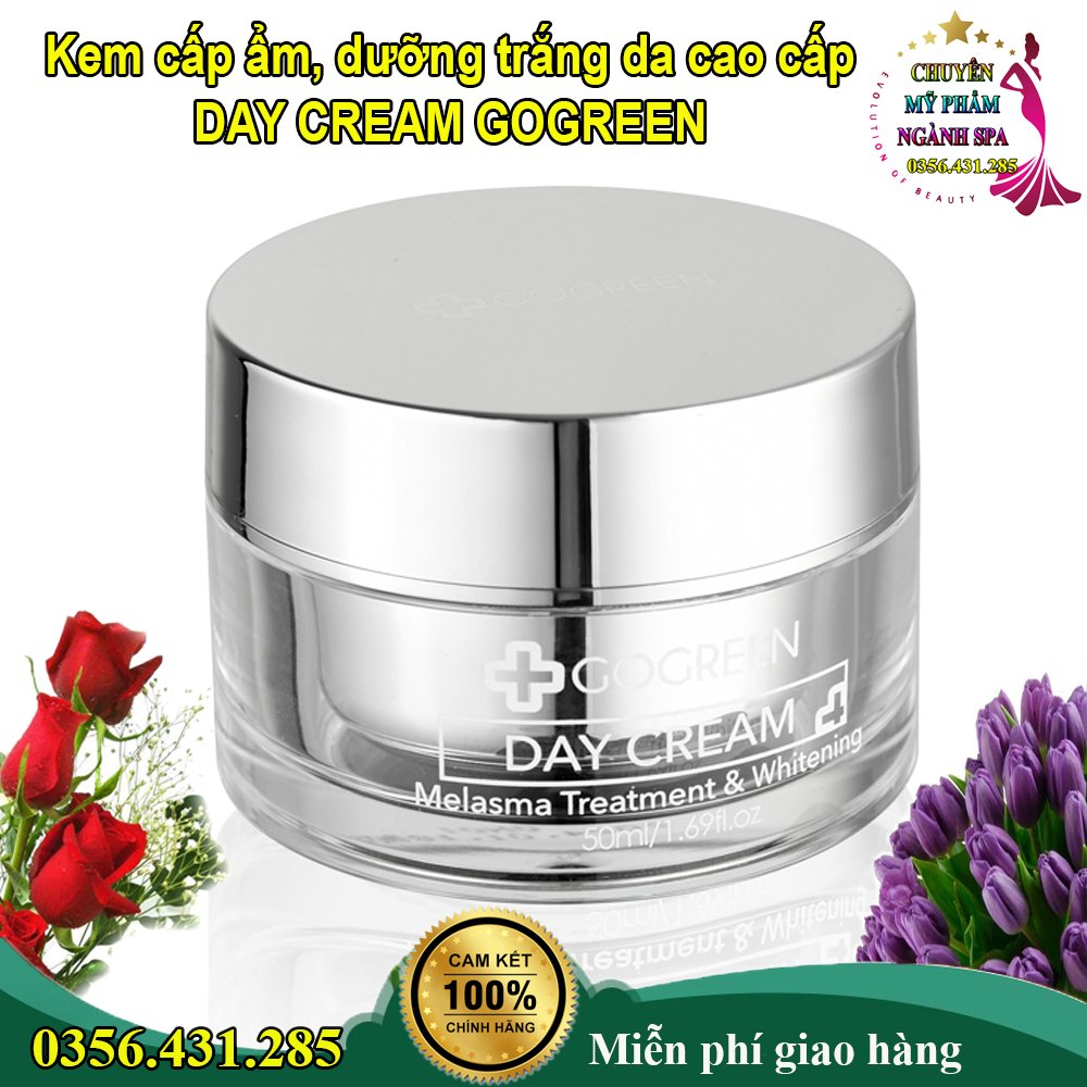 Kem cấp ẩm, dưỡng trắng da cao cấp DAY CREAM GOGREEN 50ml