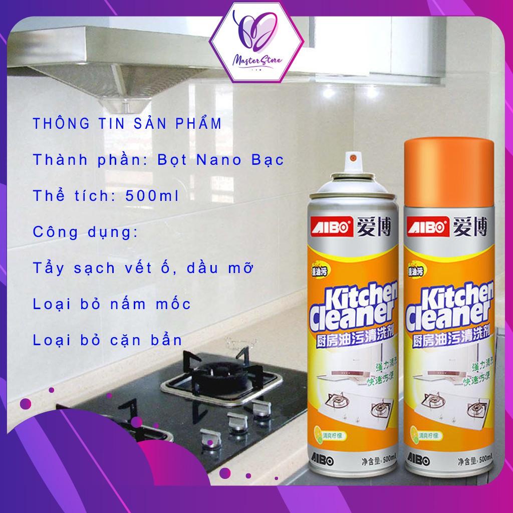 Bình xịt bọt tuyết tẩy rửa đa năng vệ sinh bếp Kitchen Cleaner, nhà tắm Bathroom Cleaner Master Store