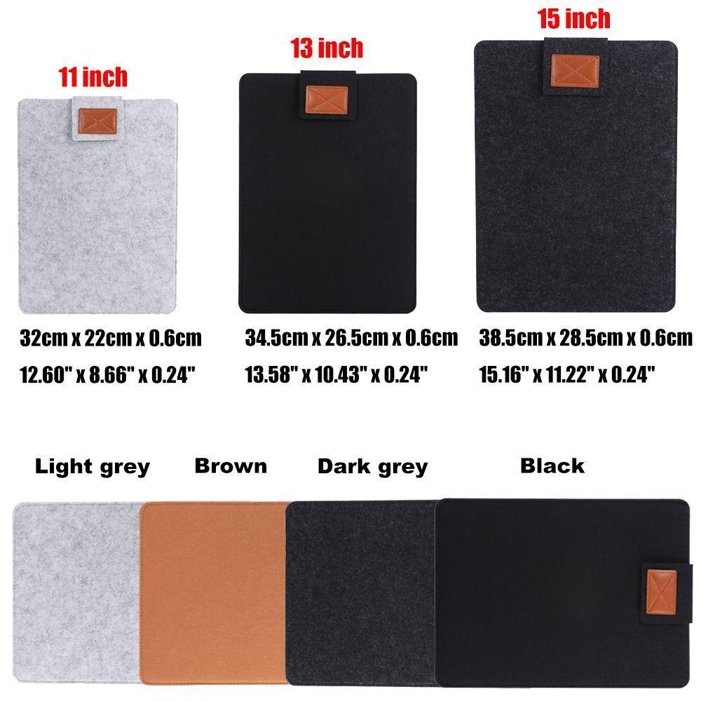 Túi đựng máy tính xách tay 11inch/ 13inch/ 15inch chống trầy xước siêu mỏng kiểu dáng thời trang