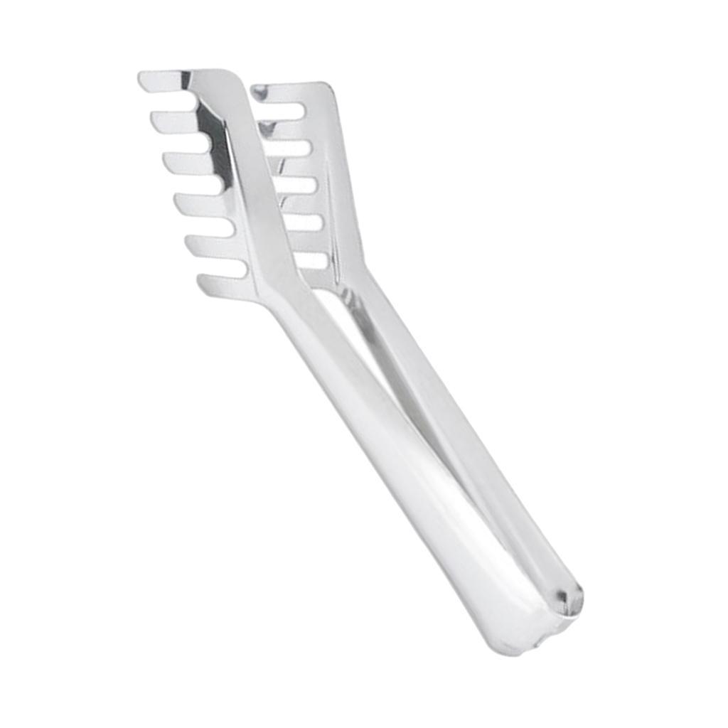 Food Tong Stainless Steel Pasta Spaghetti Clip Non-Skid Tong Clamp Kitchen