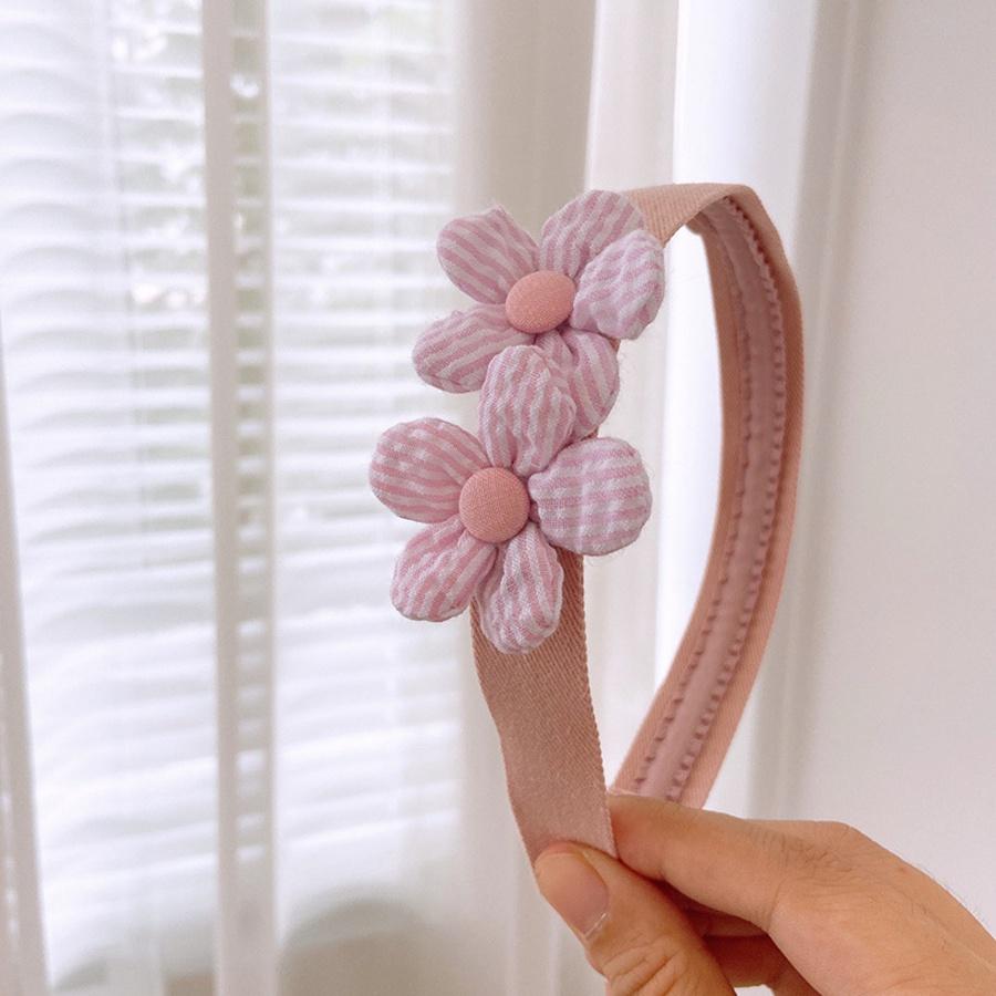 Bờm Kẹp Tóc Hàn Quốc Cho Bé Gái Có Đính Hoa quả kẻ Siêu Cute Hot Nhất 2021- Phụ Kiện Tóc Từ 1-6 Tuổi đáng yêu BHK