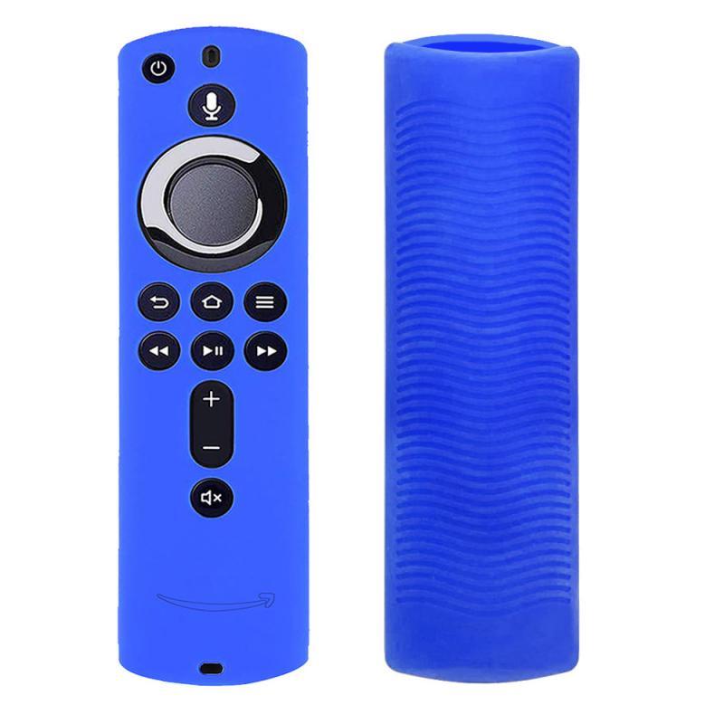 Vỏ bảo vệ silicon cho Amazon Fire TV Stick Voice Bộ điều khiển từ xa SHOMPOOUS SỐ LEABLE RÚT FOR FIRE TV Stick 5.9 inch