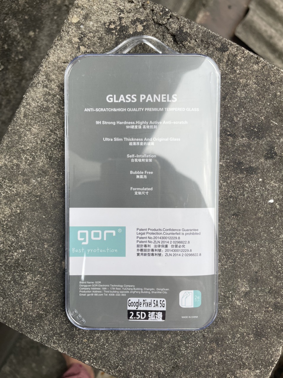 Bộ 2 Kính cường lực cho Google Pixel 5A 5G - trong suốt chính hãng GOR vát 2,5D