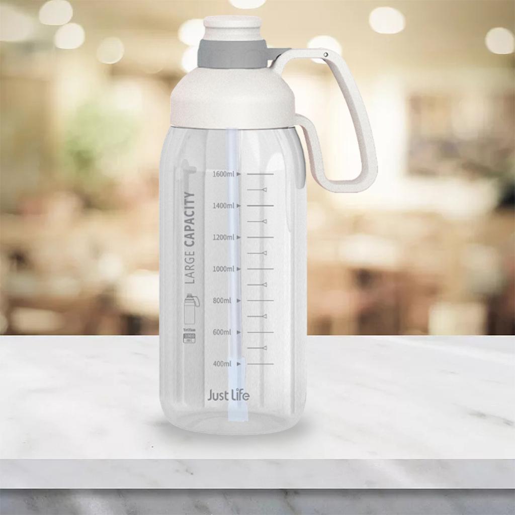 1800ml Water Jug Wide Mouth Gym Fitness Water Bottle Drink Kettle
