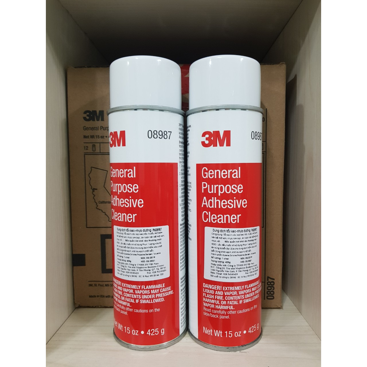 Bộ 2 Chai Dung Dịch Tẩy Keo, Nhựa Đường 3M 08987